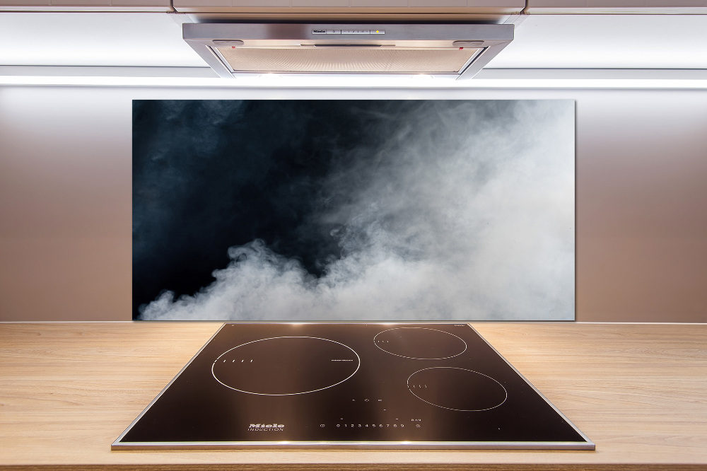 Panel między meble w kuchni Biały dym