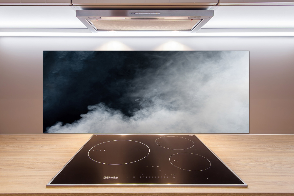 Panel między meble w kuchni Biały dym