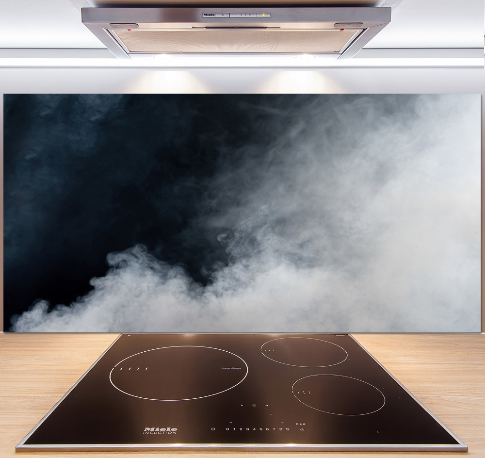 Panel między meble w kuchni Biały dym