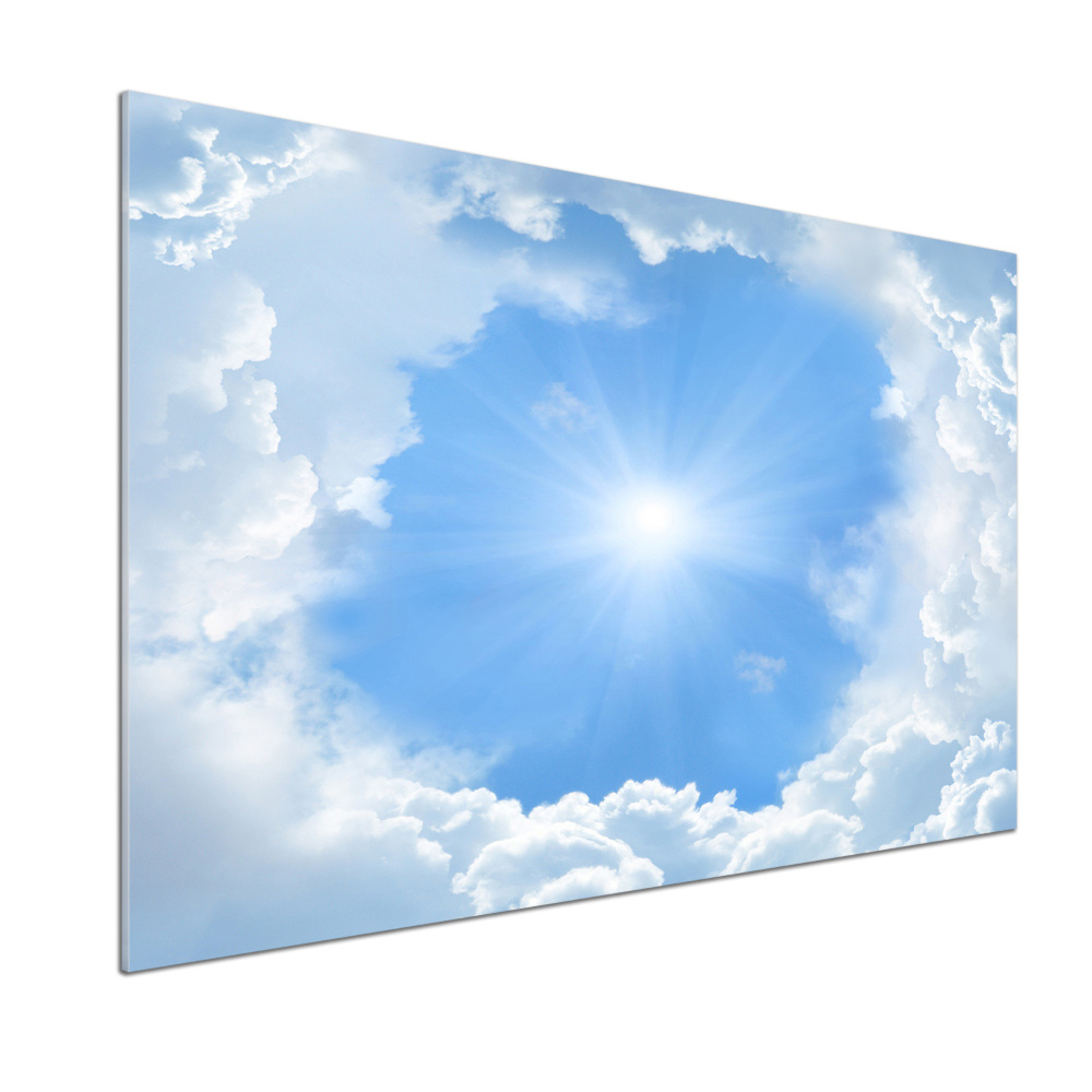 Panel do kuchni Chmury na niebie