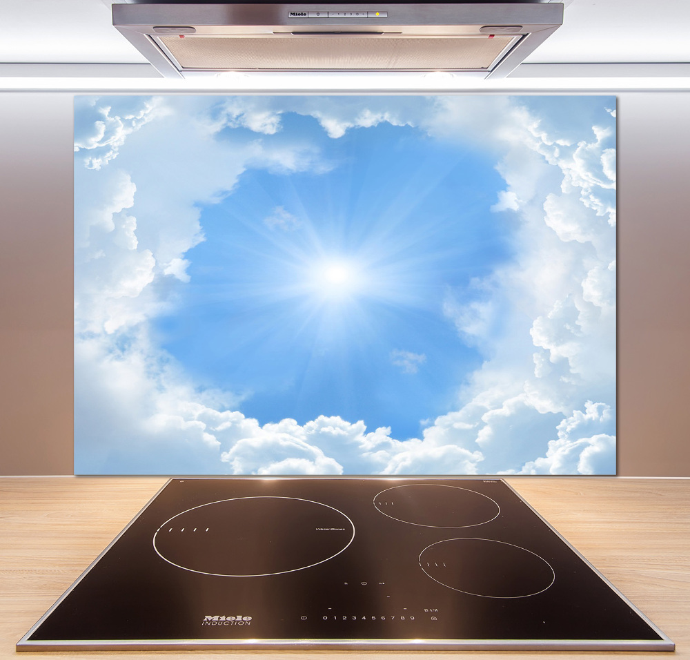 Panel do kuchni Chmury na niebie