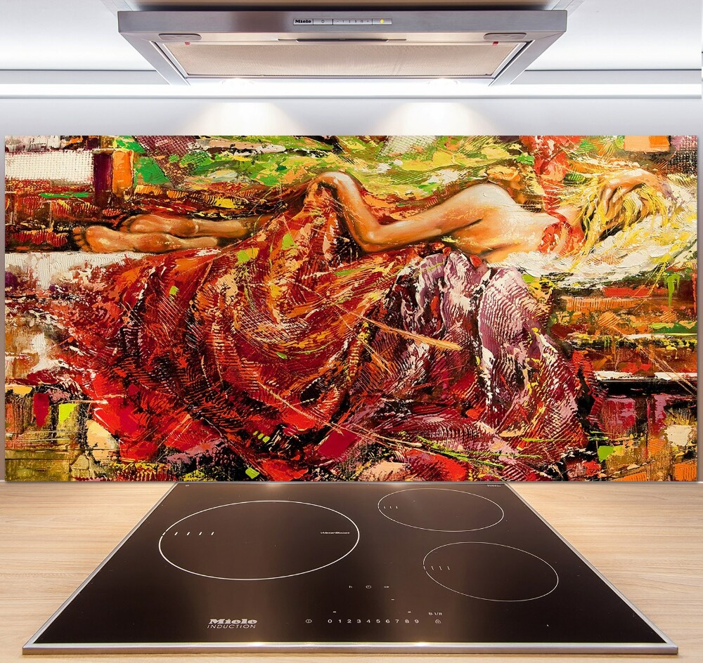 Panel do kuchni Śpiąca kobieta