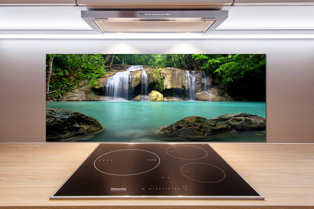 Panel między meble w kuchni Wodospad