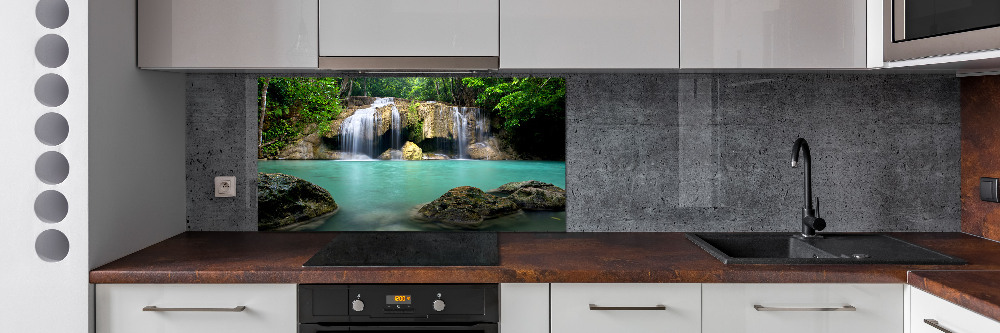 Panel między meble w kuchni Wodospad