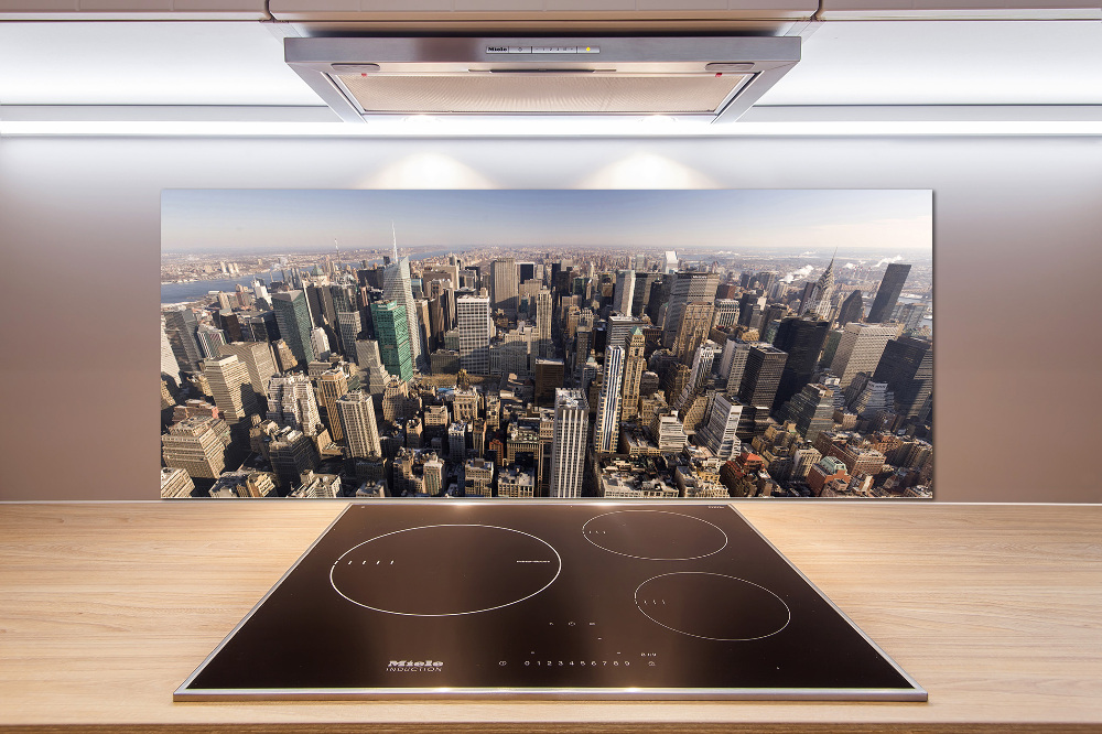 Panel lacobel Nowy Jork lot ptaka