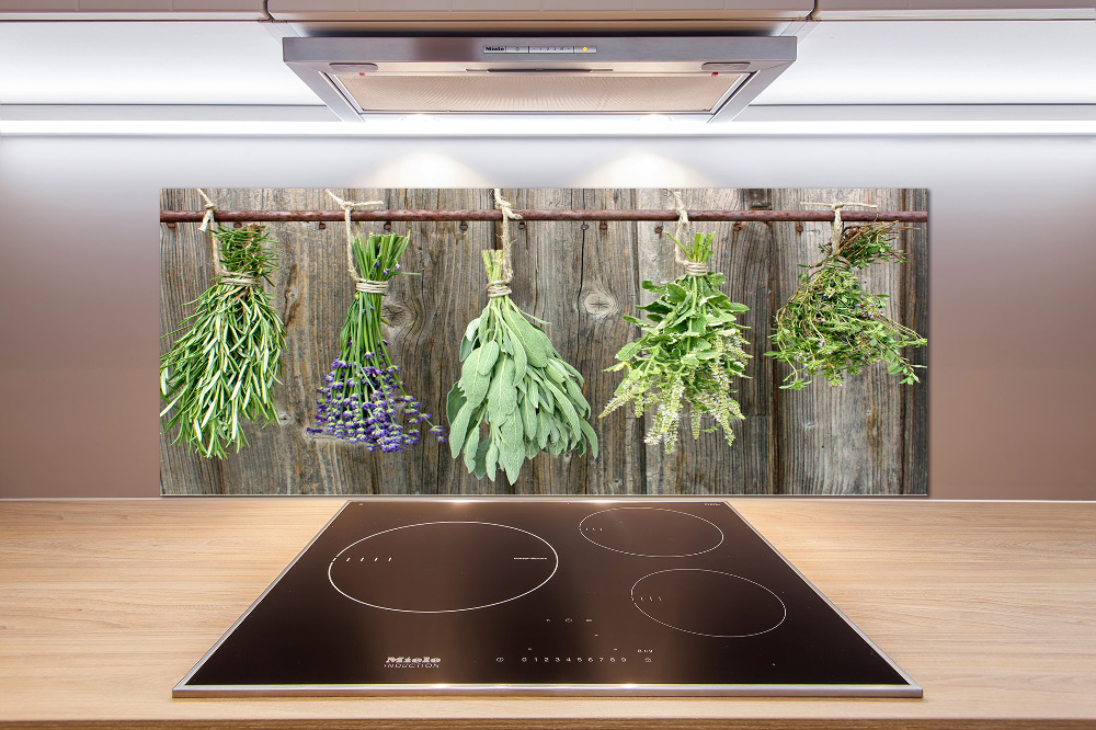Panel do kuchni Zioła na sznurku