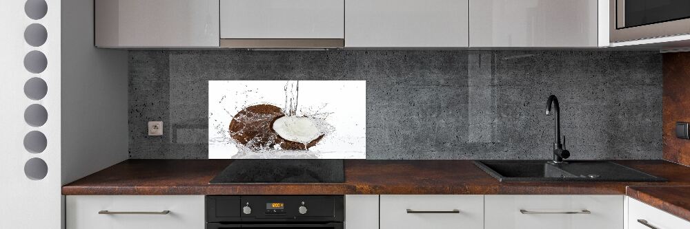 Panel szklany do kuchni Kokos