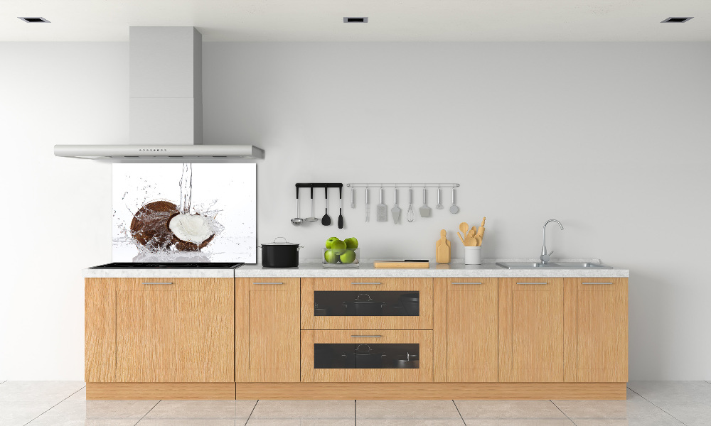 Panel szklany do kuchni Kokos