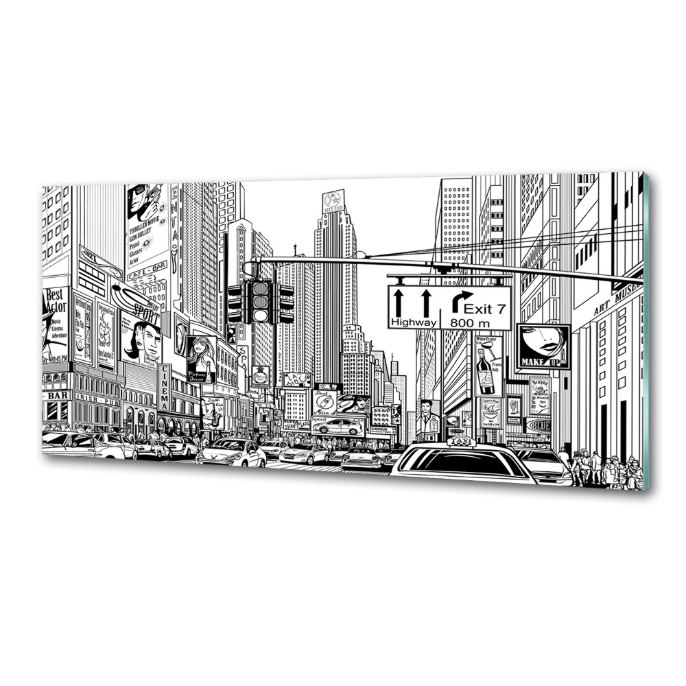 Panel do kuchni Ulice Nowego Jorku