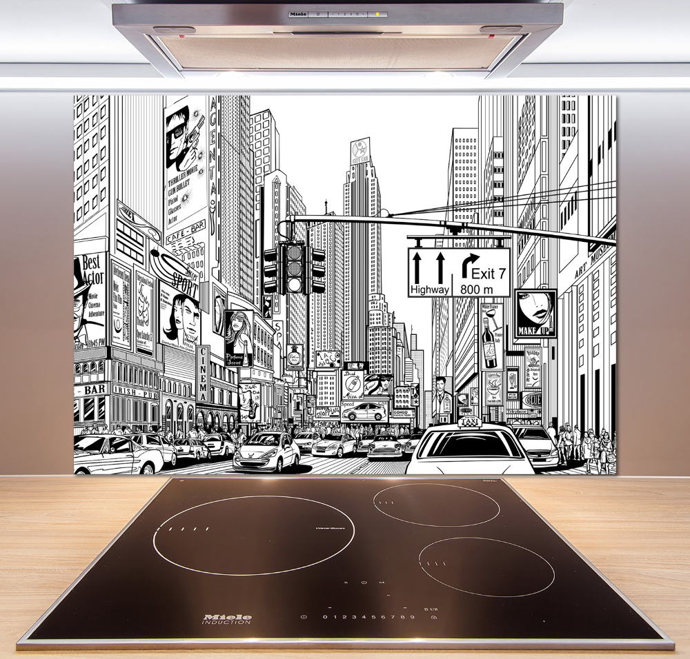 Panel do kuchni Ulice Nowego Jorku