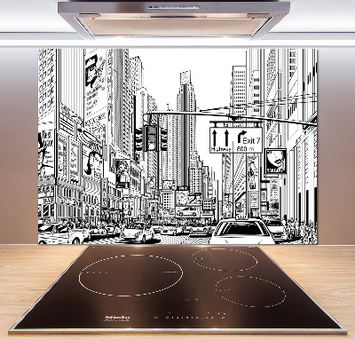 Panel do kuchni Ulice Nowego Jorku