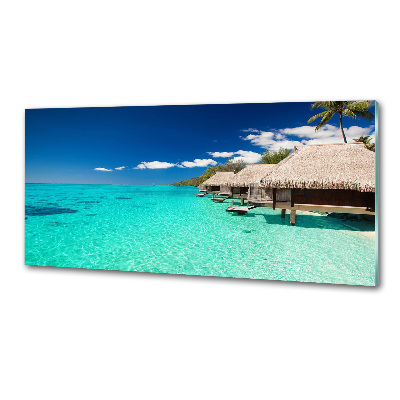 Panel do kuchni Bungalowy nad wodą