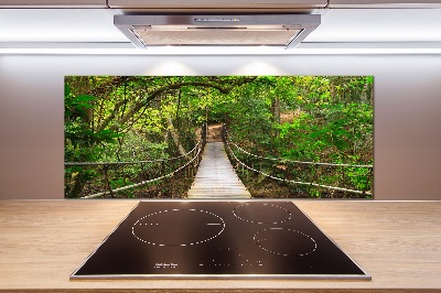 Panel dekor szkło Most linowy