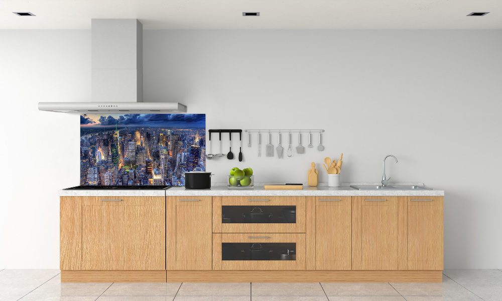 Panel lacobel Nowy Jork lot ptaka