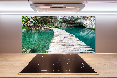 Panel do kuchni Jeziora Plitwickie
