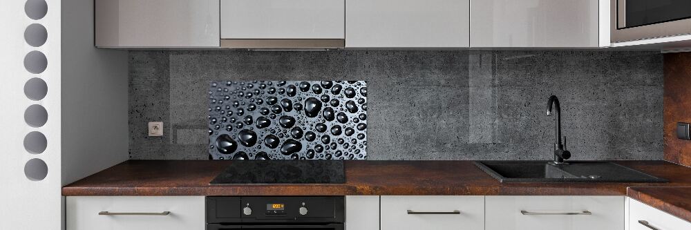 Panel dekor szkło Krople wody