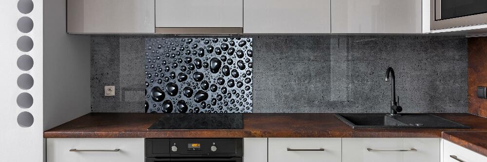 Panel dekor szkło Krople wody