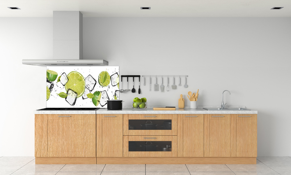 Panel do kuchni Limonka z lodem