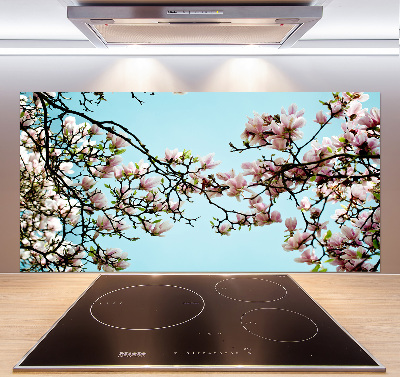Panel do kuchni Kwiaty magnolii