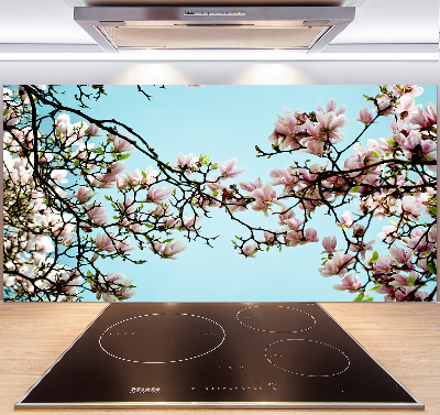 Panel do kuchni Kwiaty magnolii