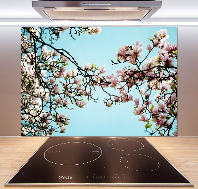Panel do kuchni Kwiaty magnolii