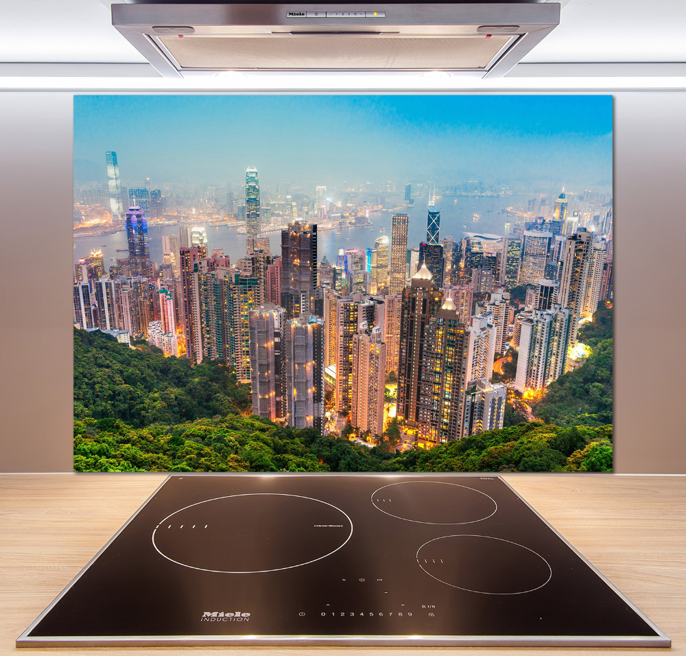 Panel między meble w kuchni Hongkong