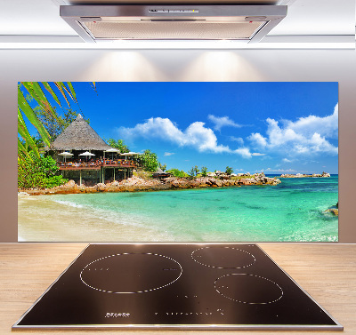 Panel do kuchni Seszele plaża