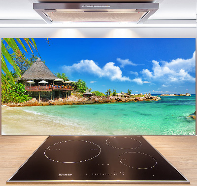 Panel do kuchni Seszele plaża
