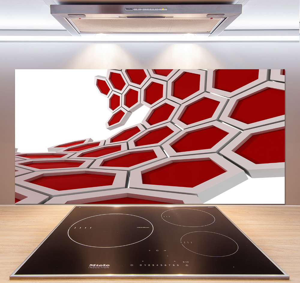 Panel do kuchni Abstrakcja 3D