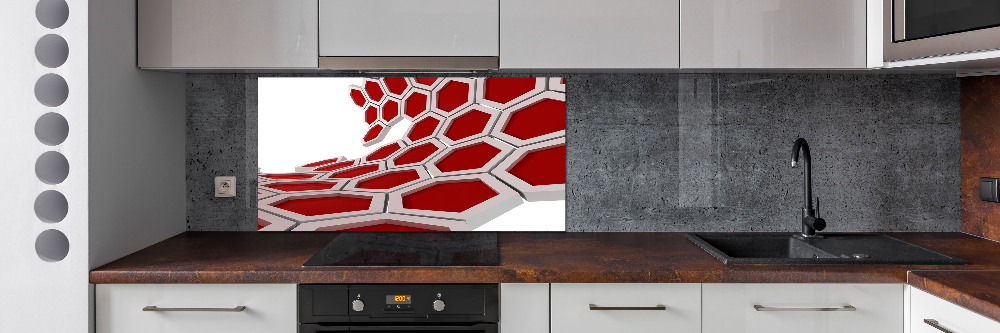Panel do kuchni Abstrakcja 3D
