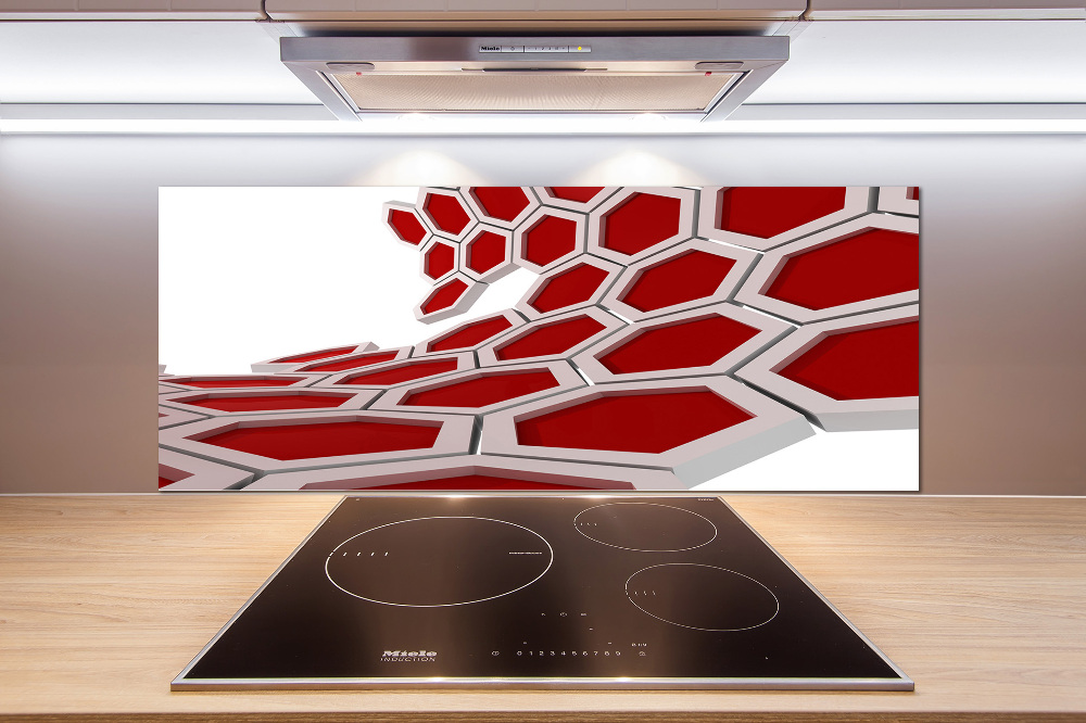 Panel do kuchni Abstrakcja 3D