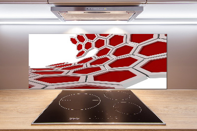 Panel do kuchni Abstrakcja 3D