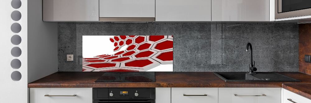 Panel do kuchni Abstrakcja 3D