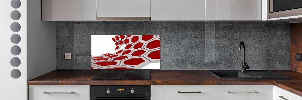 Panel do kuchni Abstrakcja 3D