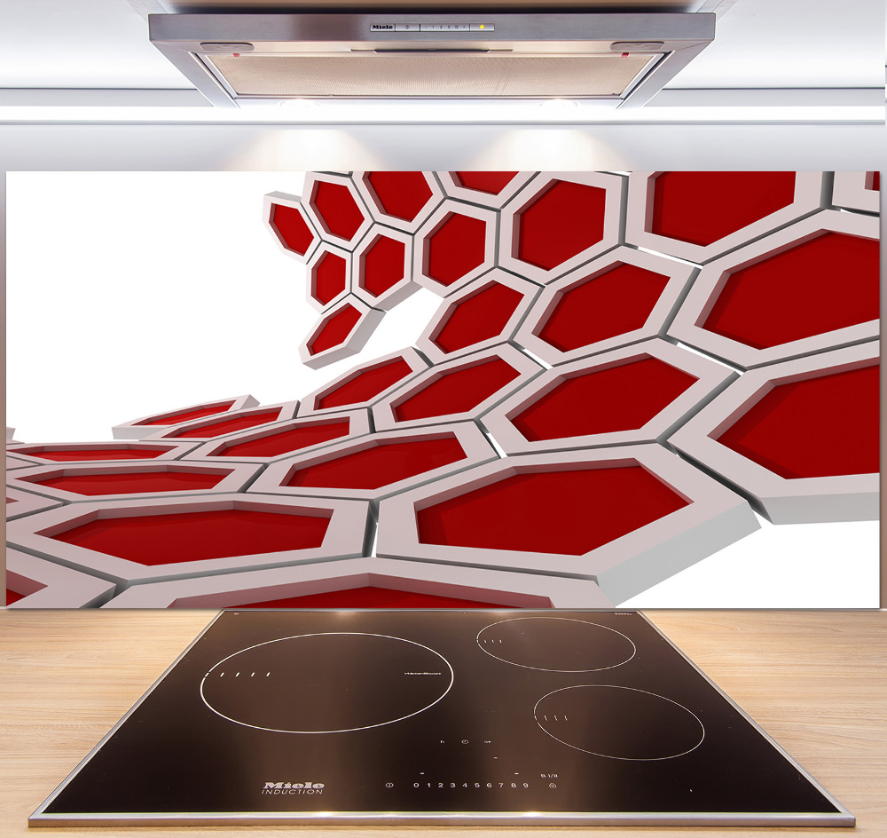 Panel do kuchni Abstrakcja 3D