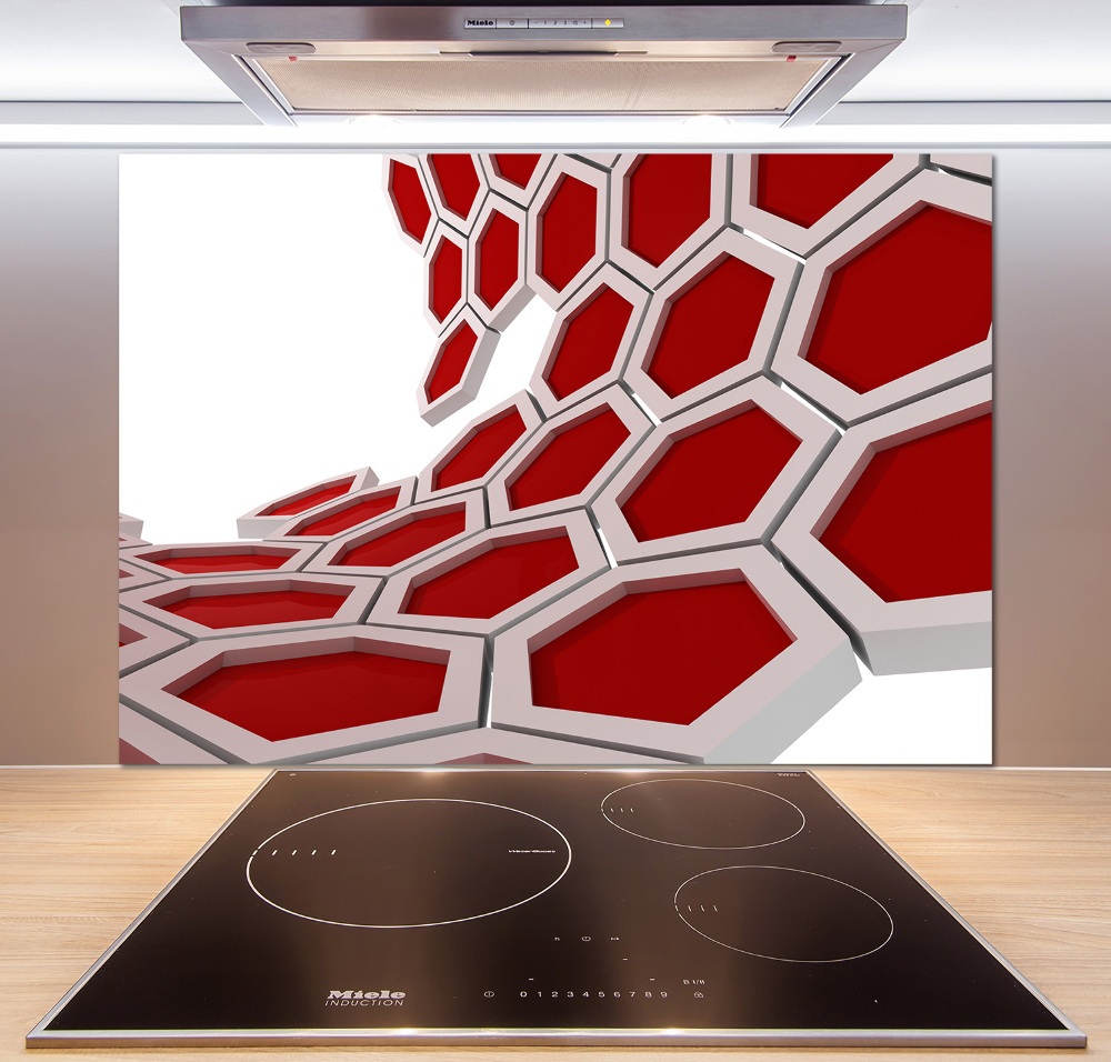 Panel do kuchni Abstrakcja 3D