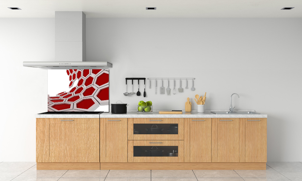 Panel do kuchni Abstrakcja 3D