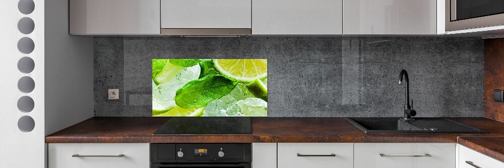 Panel do kuchni Limonka z lodem