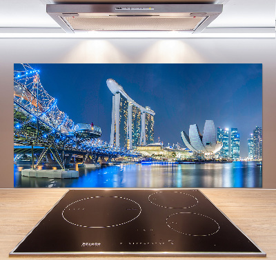Panel do kuchni Singapur nocą
