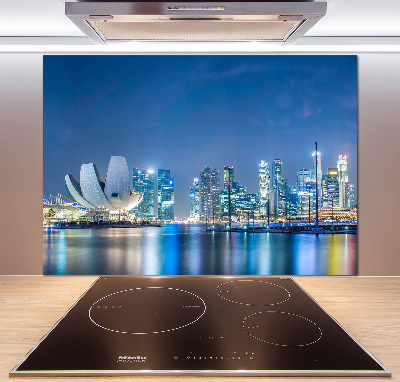 Panel do kuchni Singapur nocą