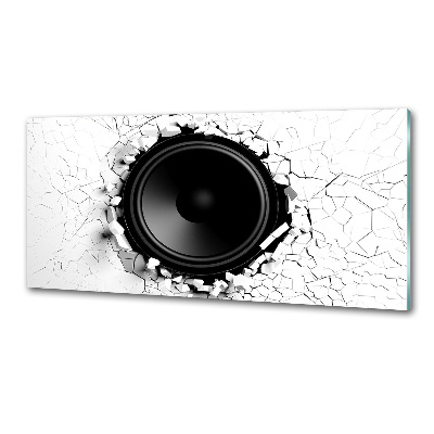 Panel szklany do kuchni Głośnik