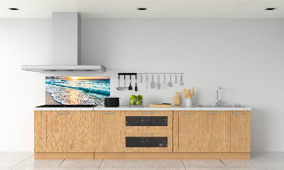 Panel lacobel Zachód słońca plaża