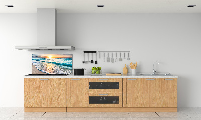 Panel lacobel Zachód słońca plaża