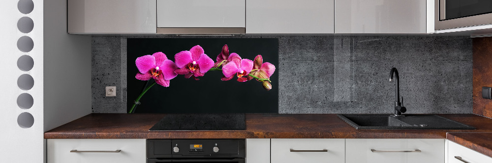 Panel między meble w kuchni Orchidea