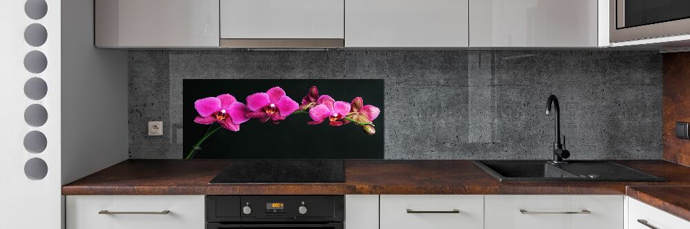 Panel między meble w kuchni Orchidea