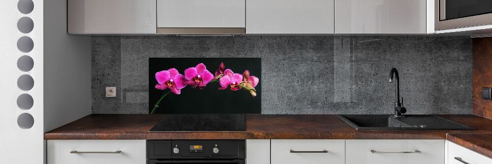 Panel między meble w kuchni Orchidea