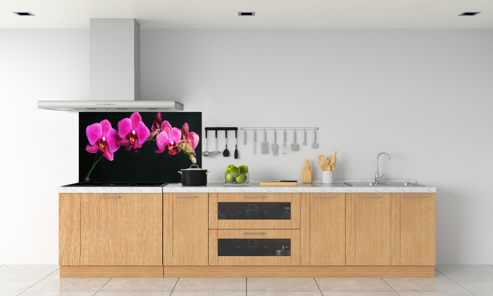 Panel między meble w kuchni Orchidea