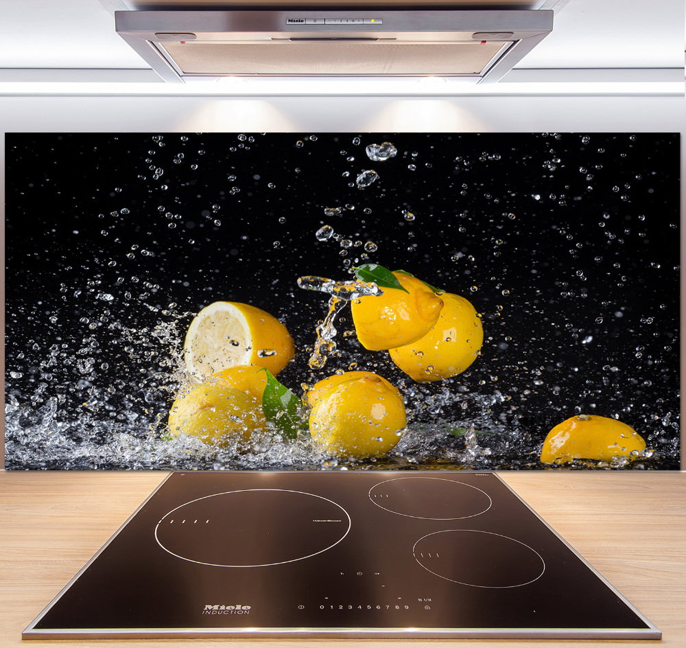 Panel do kuchni Cytryny i woda
