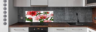 Panel między meble w kuchni Hibiskus