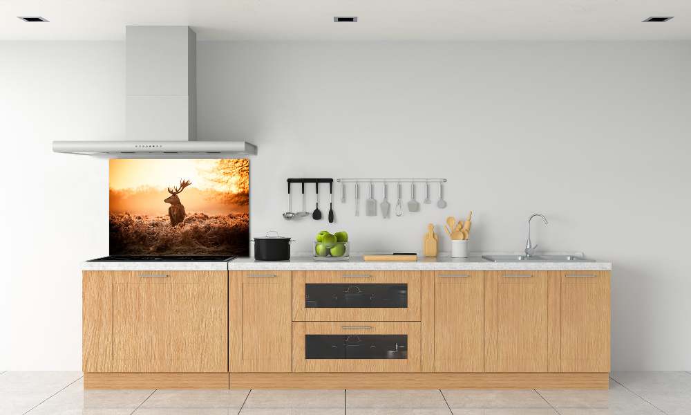 Panel lacobel Jeleń wschód słońca